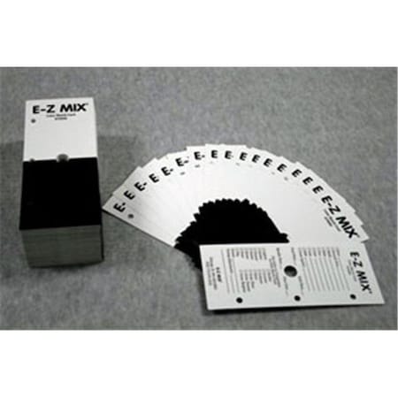 E-Z Mix E-Z Mix EMX-79000 Color Match Cards; 250-Pk EMX-79000